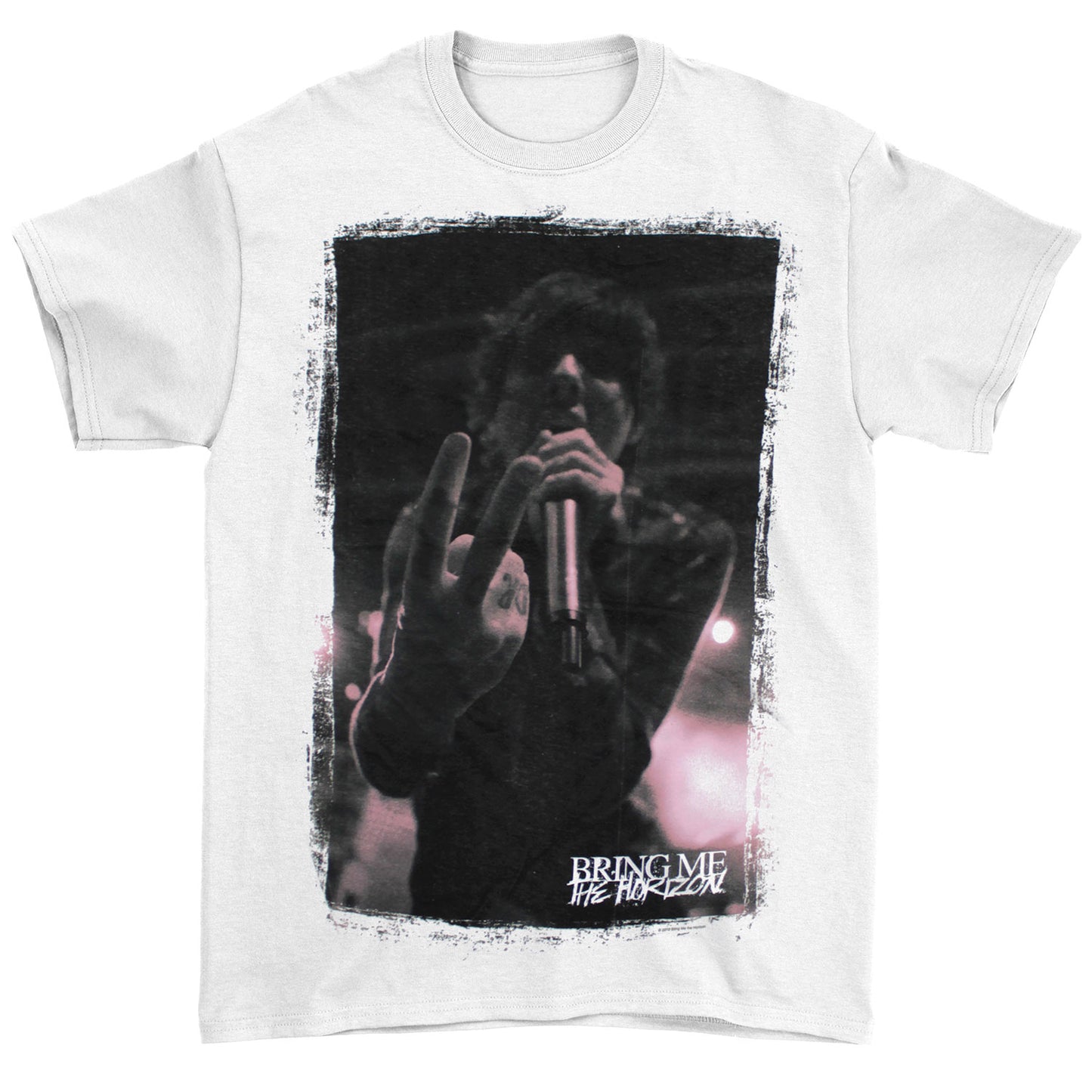Bring Me The Horizon Oli Two Fingers Junior Top Front