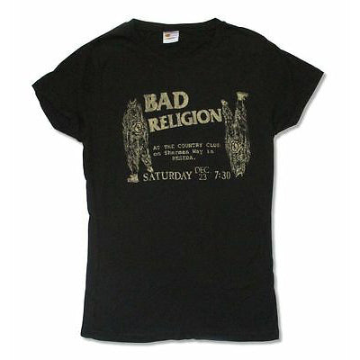 Bad Religion Country Club Reseda Show Junior Top Front