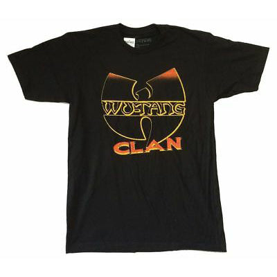Wu Tang Clan Distressed Fade Logo T-shirt Front