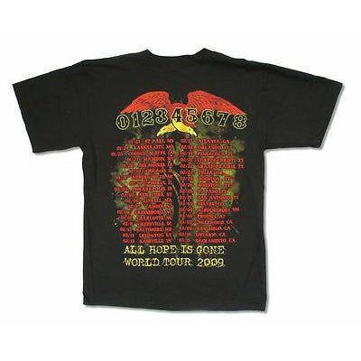 Slipknot Tri Color Ouija 2009 Tour T-shirt Back