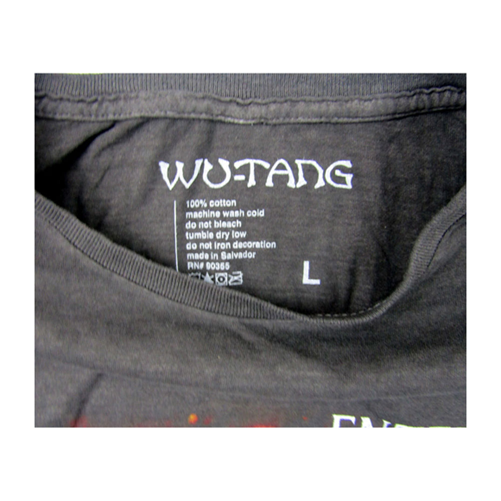 Wu Tang Clan Enter 36 Chambers Stonewashed Long Sleeve Long Sleeve Back