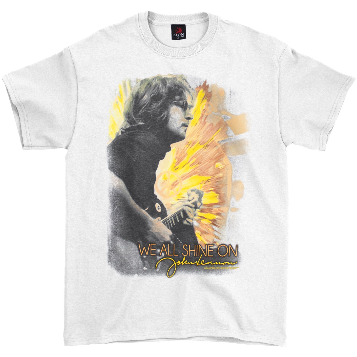 John Lennon We All Shine On T-shirt Front