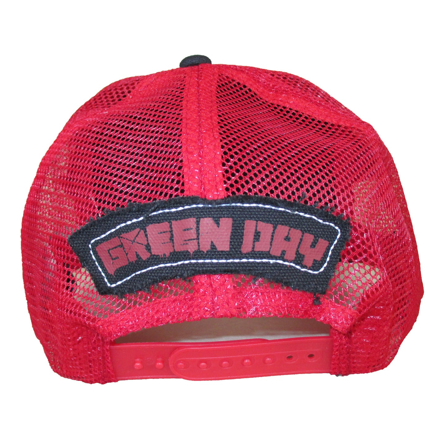 Green Day Patch Class Of 13 Mesh Truckers Cap Trucker Cap Back
