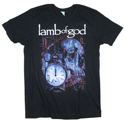 Lamb Of God Circuitry Skull Tee T-shirt Front