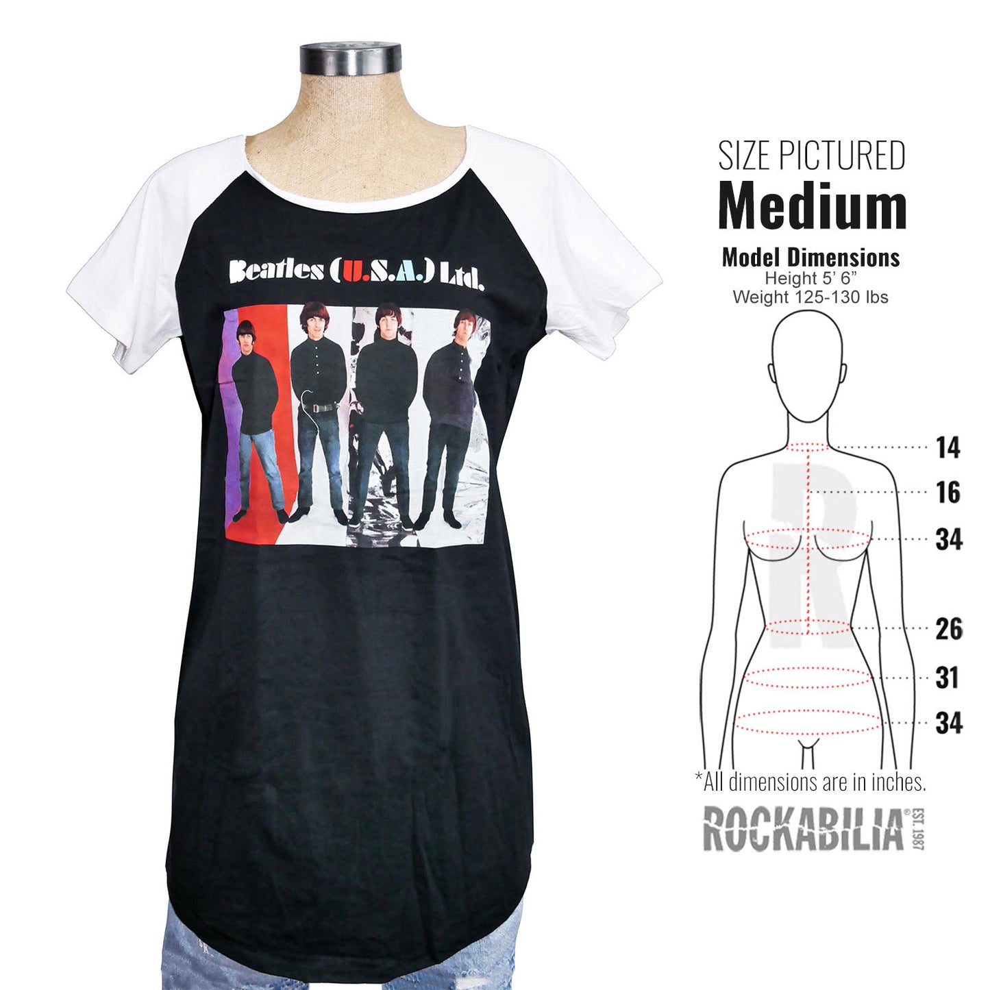 Beatles USA Ltd Tunic Junior Top