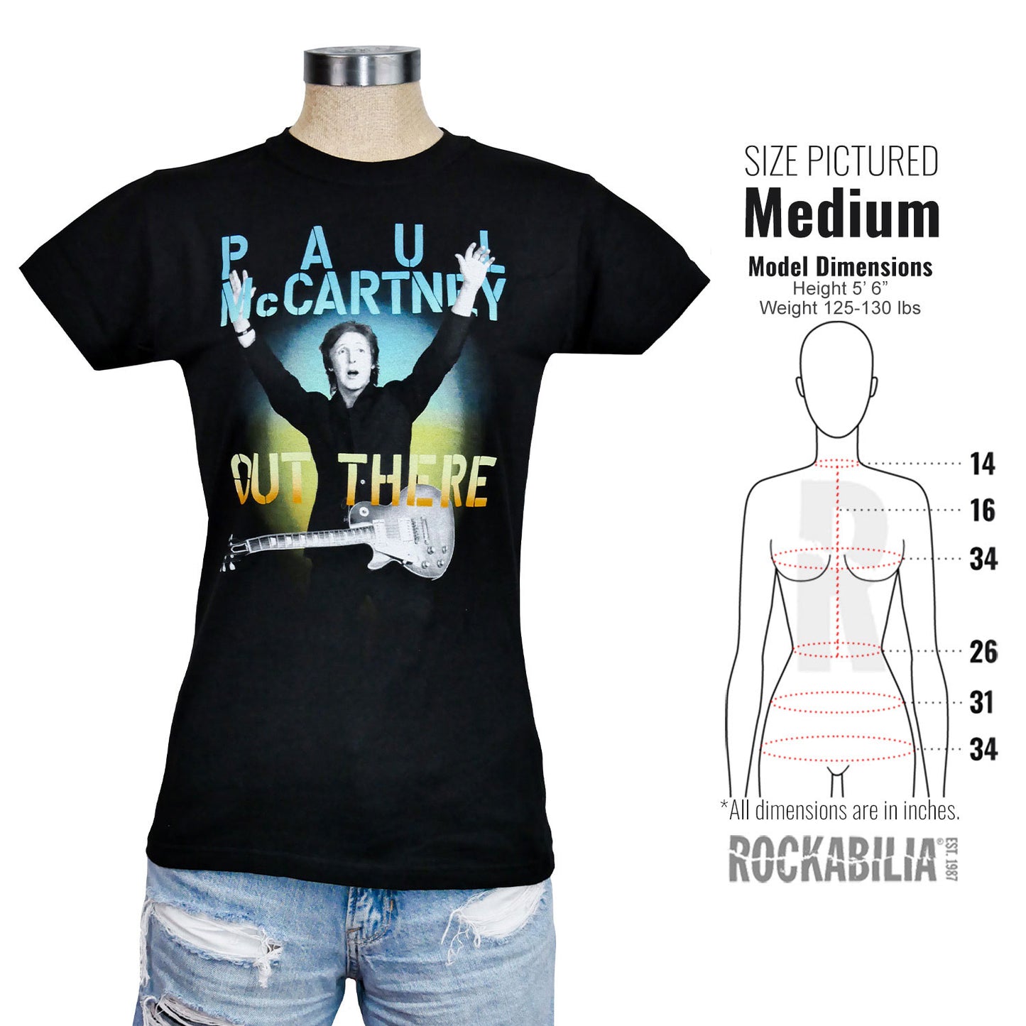 Paul Mccartney Fade Out Tour ''15 Junior Top Alt 3