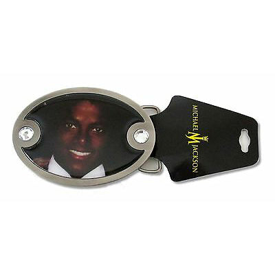 Michael Jackson The Wall Photo Oval Metal Belt Buckle Belt Buckle Front