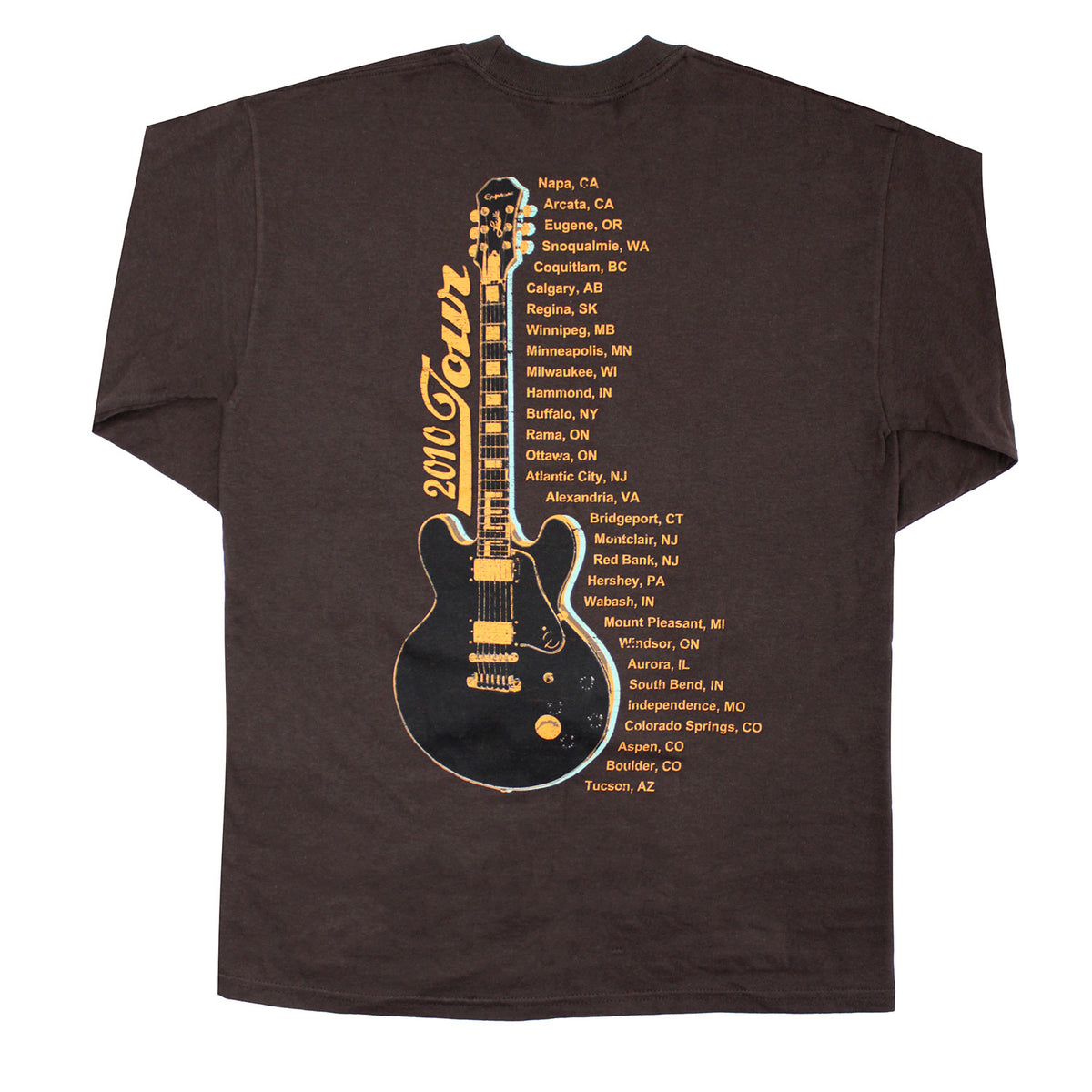 B.B. King Worldwide 2010 Long Sleeve Back