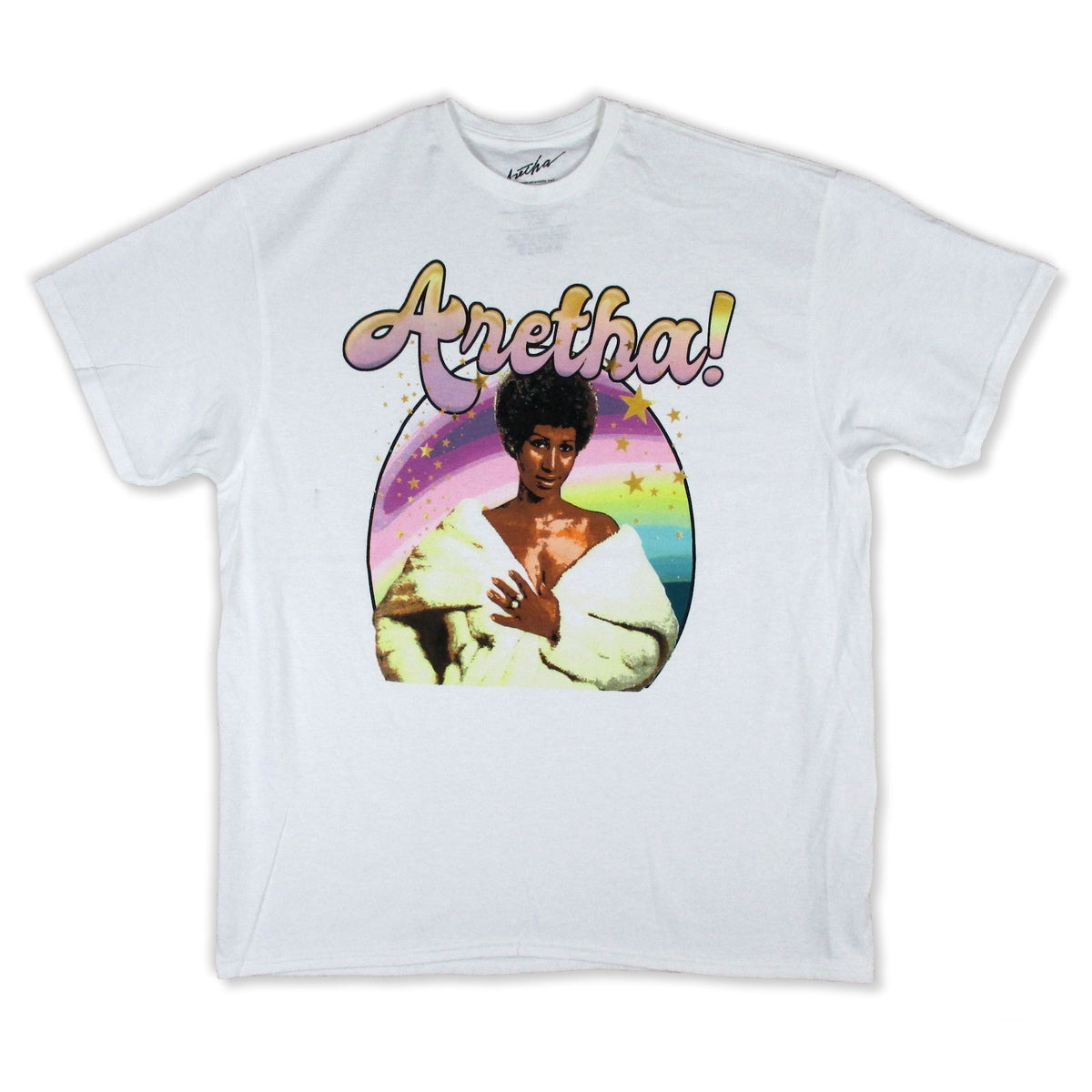 Aretha Franklin Stars T-shirt Front