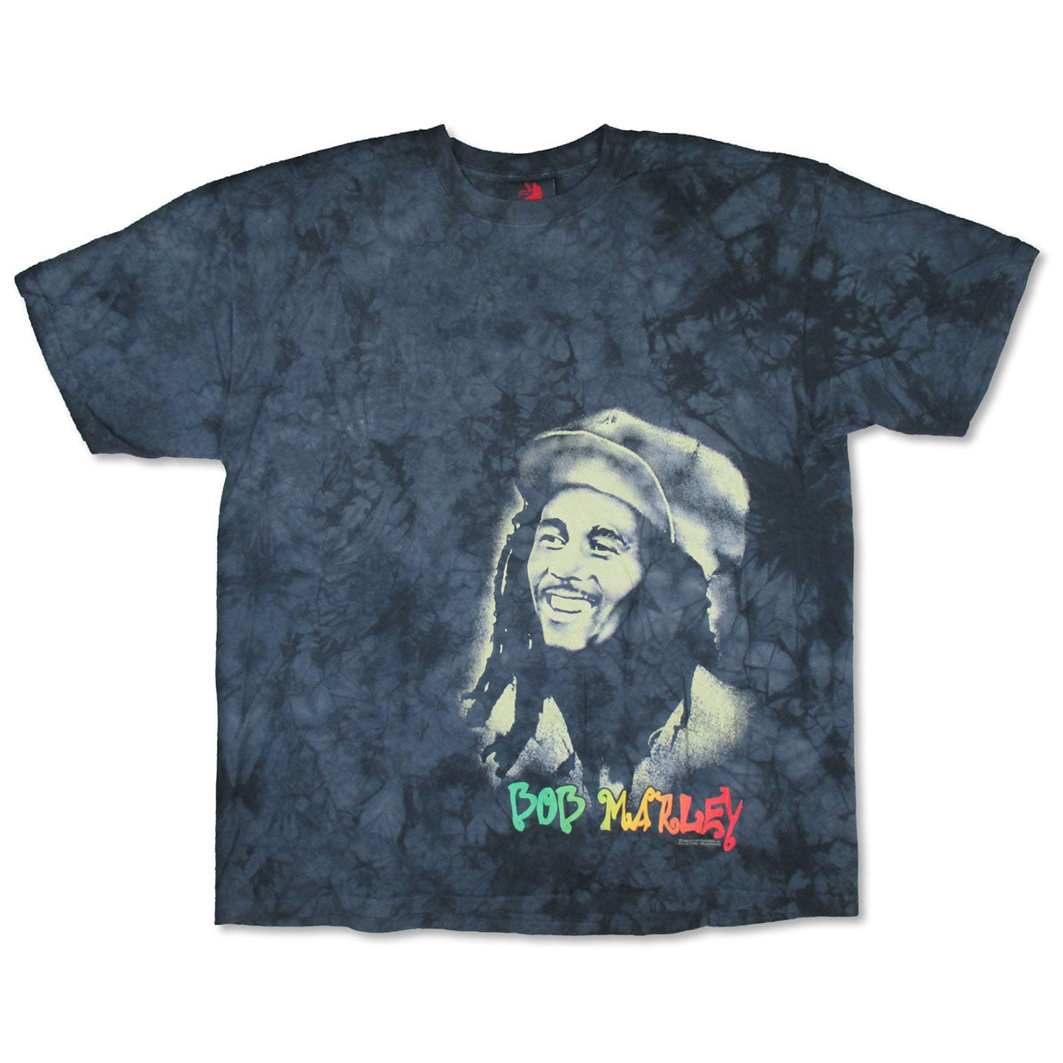 Bob Marley Smile Tie Dye T-shirt Front