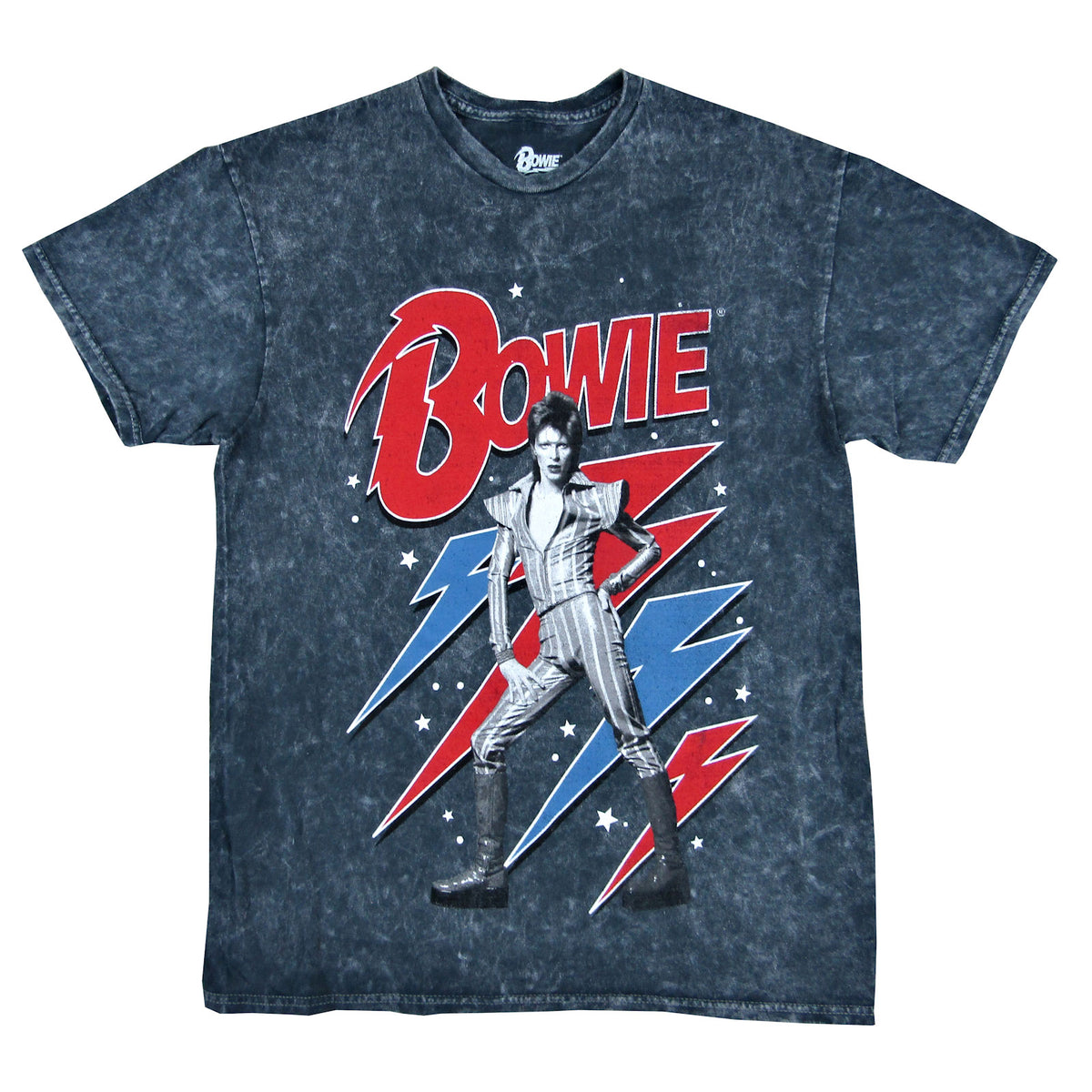 David Bowie Pose Stonewashed T-shirt Front