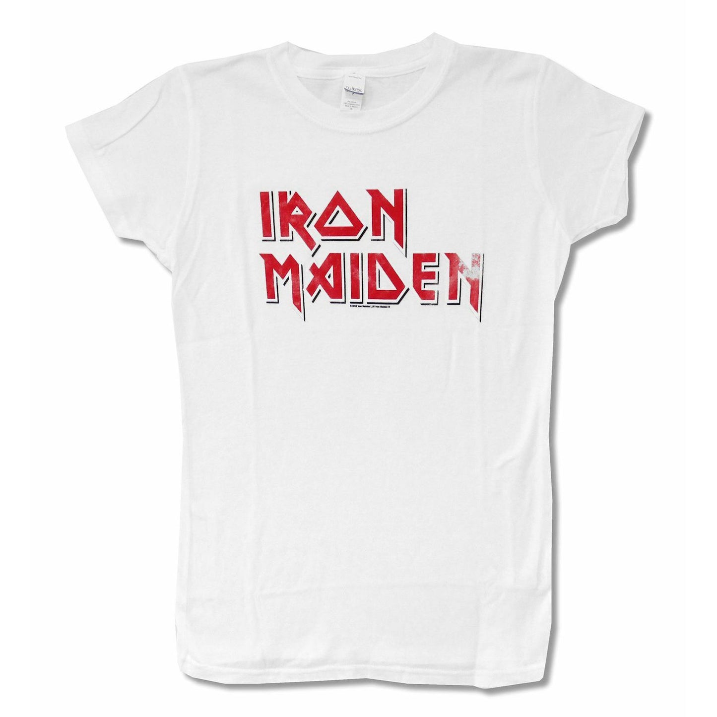 Iron Maiden Classic Red Logo Junior Top Front
