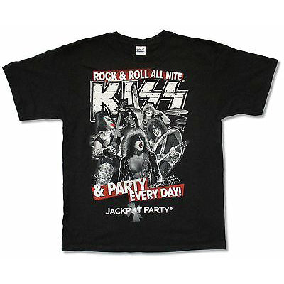 KISS Jackpot Party T-shirt Front
