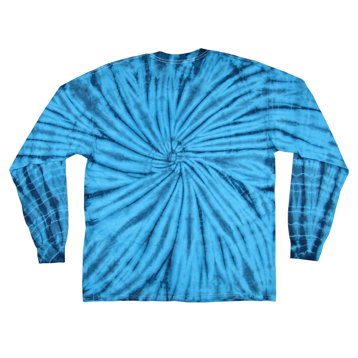 Korn Black Logo Blue Tie Dye Long Sleeve Long Sleeve Back
