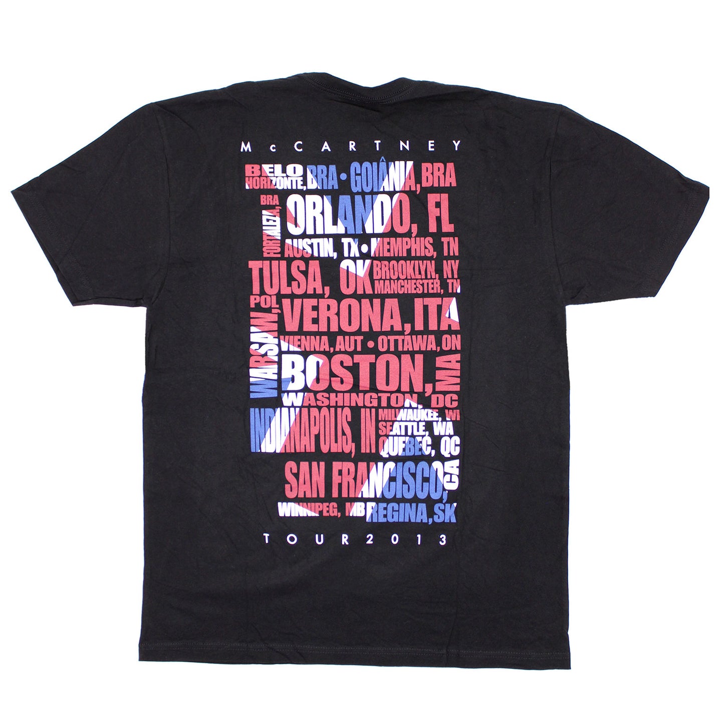 Flag World Tour 2013 Brazil Canada T-shirt