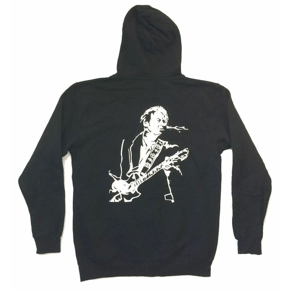 Neil Young Europe 2008 Tour Zip Up Zippered Hooded Sweatshirt Back