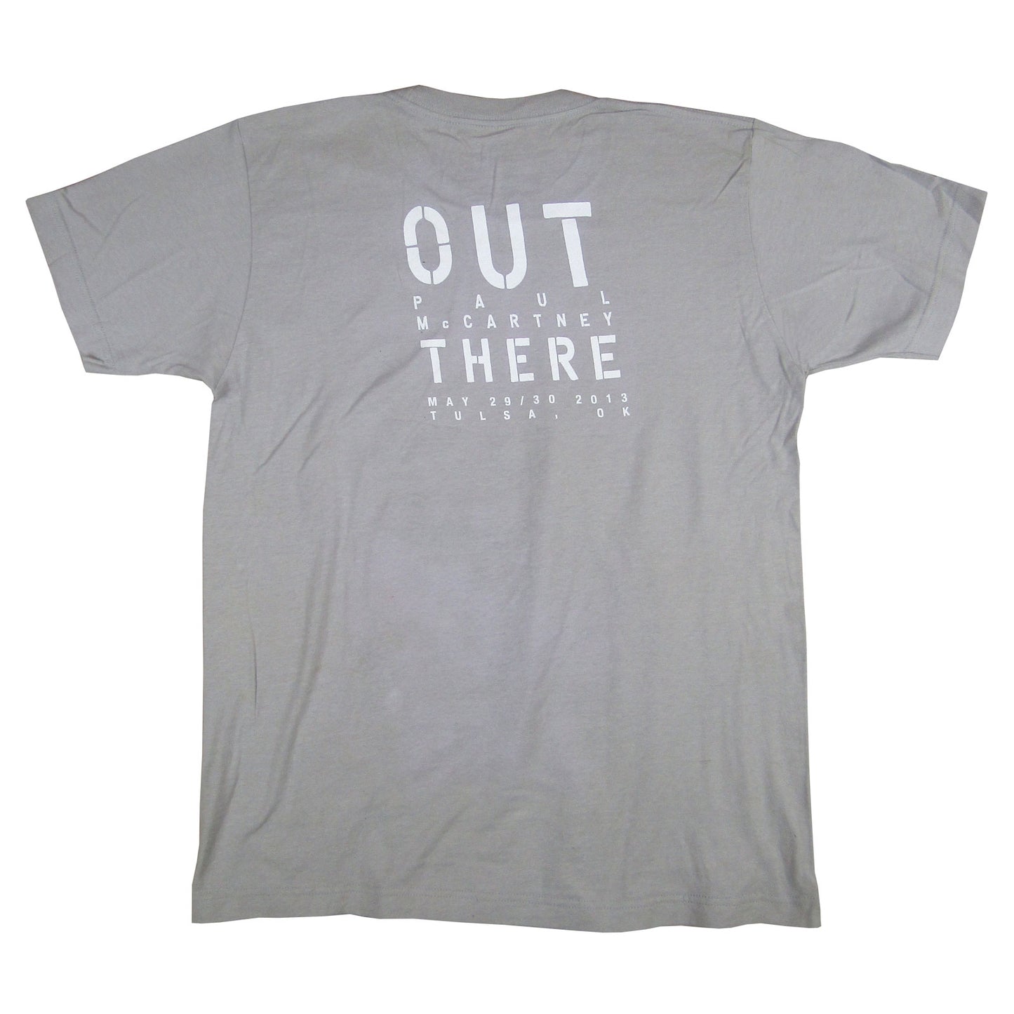 Paul Mccartney Out There Tulsa 2013 Event T-shirt Back