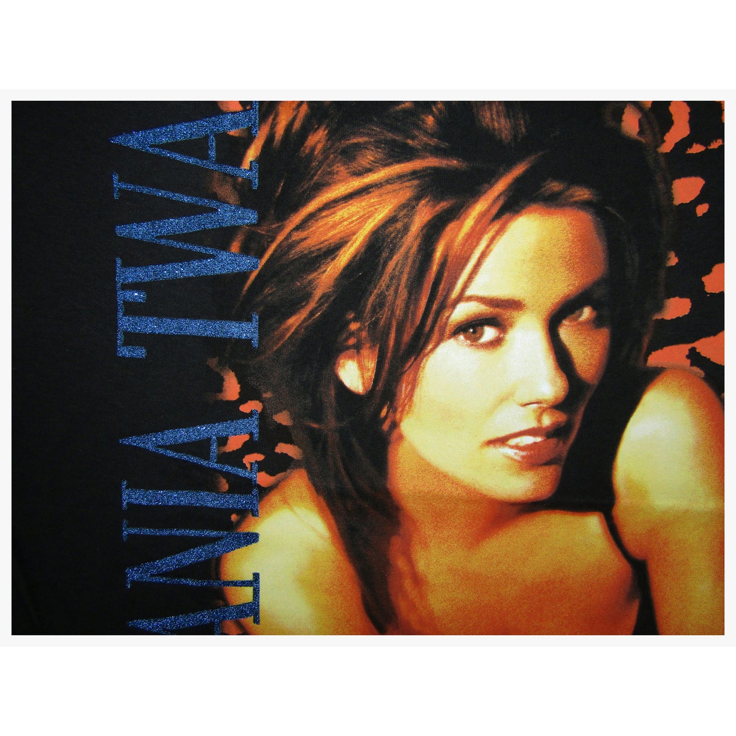 Shania Twain Sparkle Name T-shirt Back