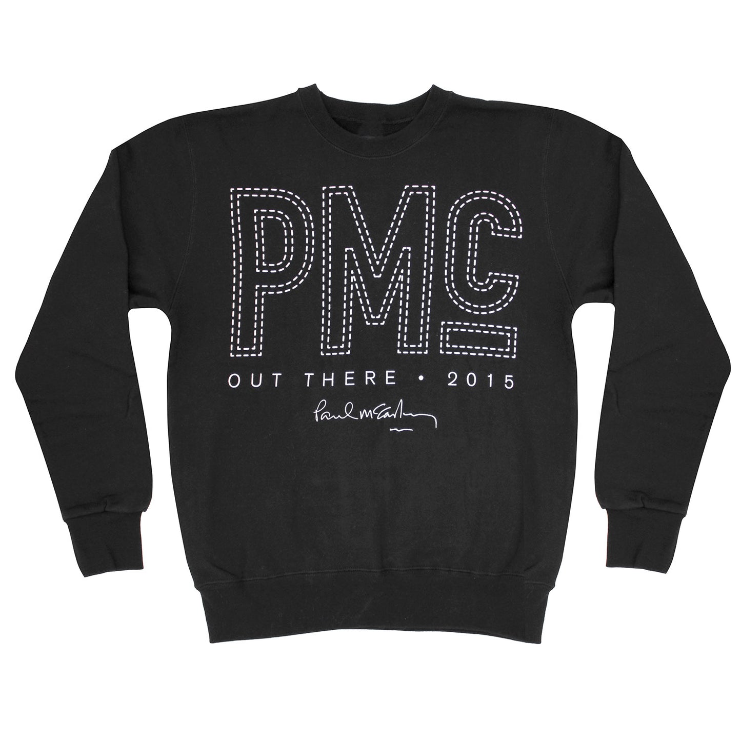 Paul Mccartney Out There 2015 Pmc Stitches Logo Crewneck Sweatshirt Front