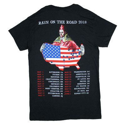 Ghost Prequelle Cover 2018 Tour Tee T-shirt Back