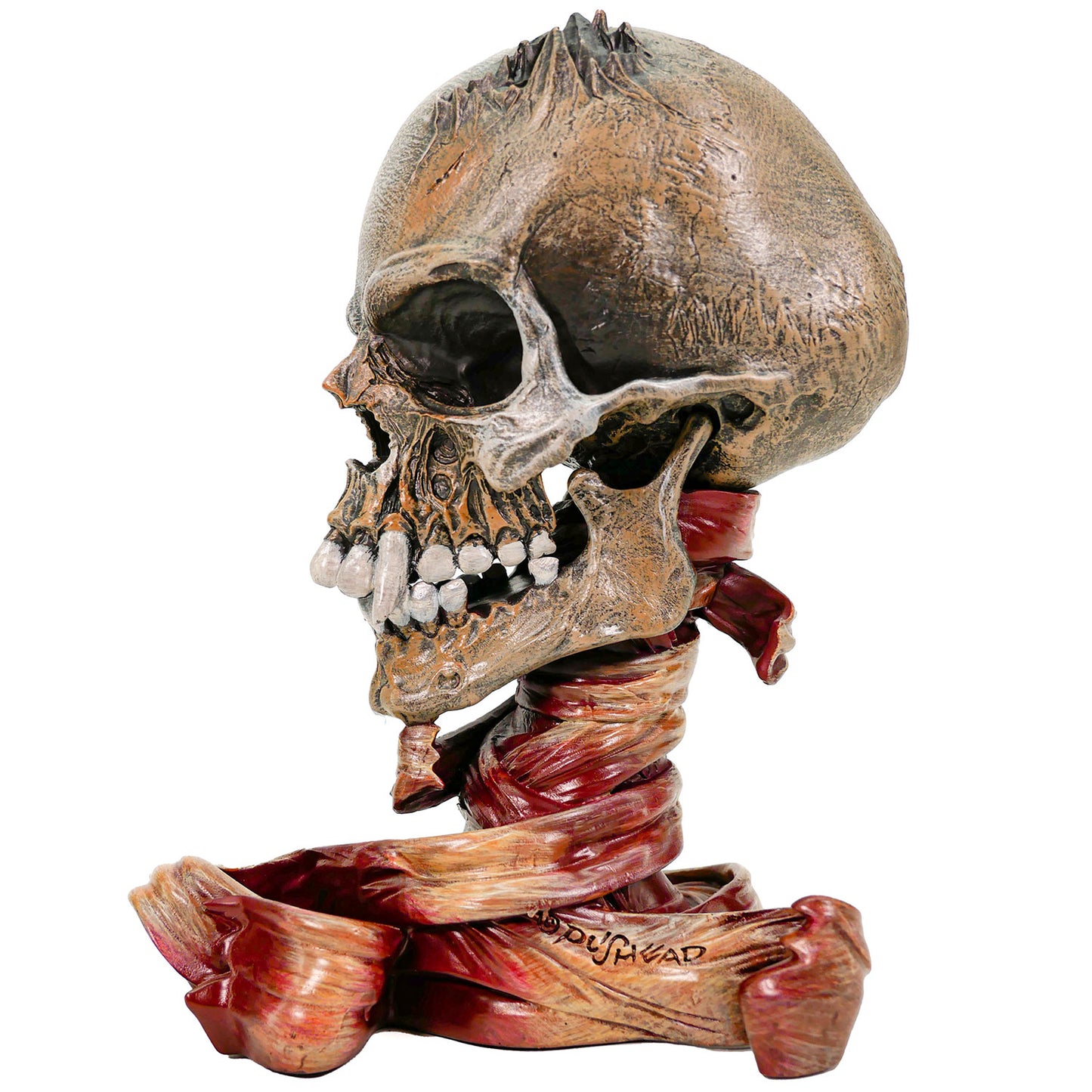 Metallica Pushead Skull 23.5cm Sculpture Back