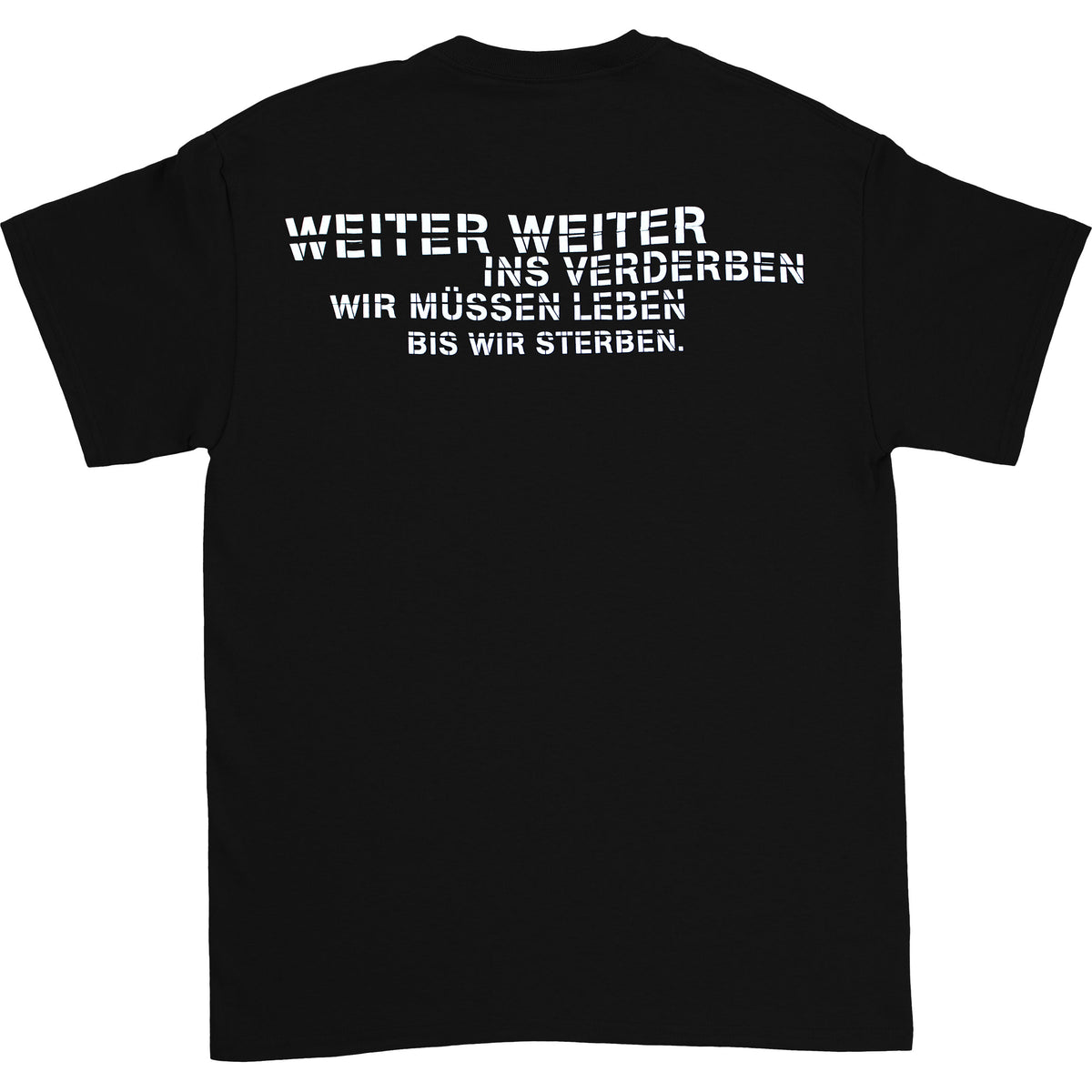 Rammstein Skull Logo T-shirt Back