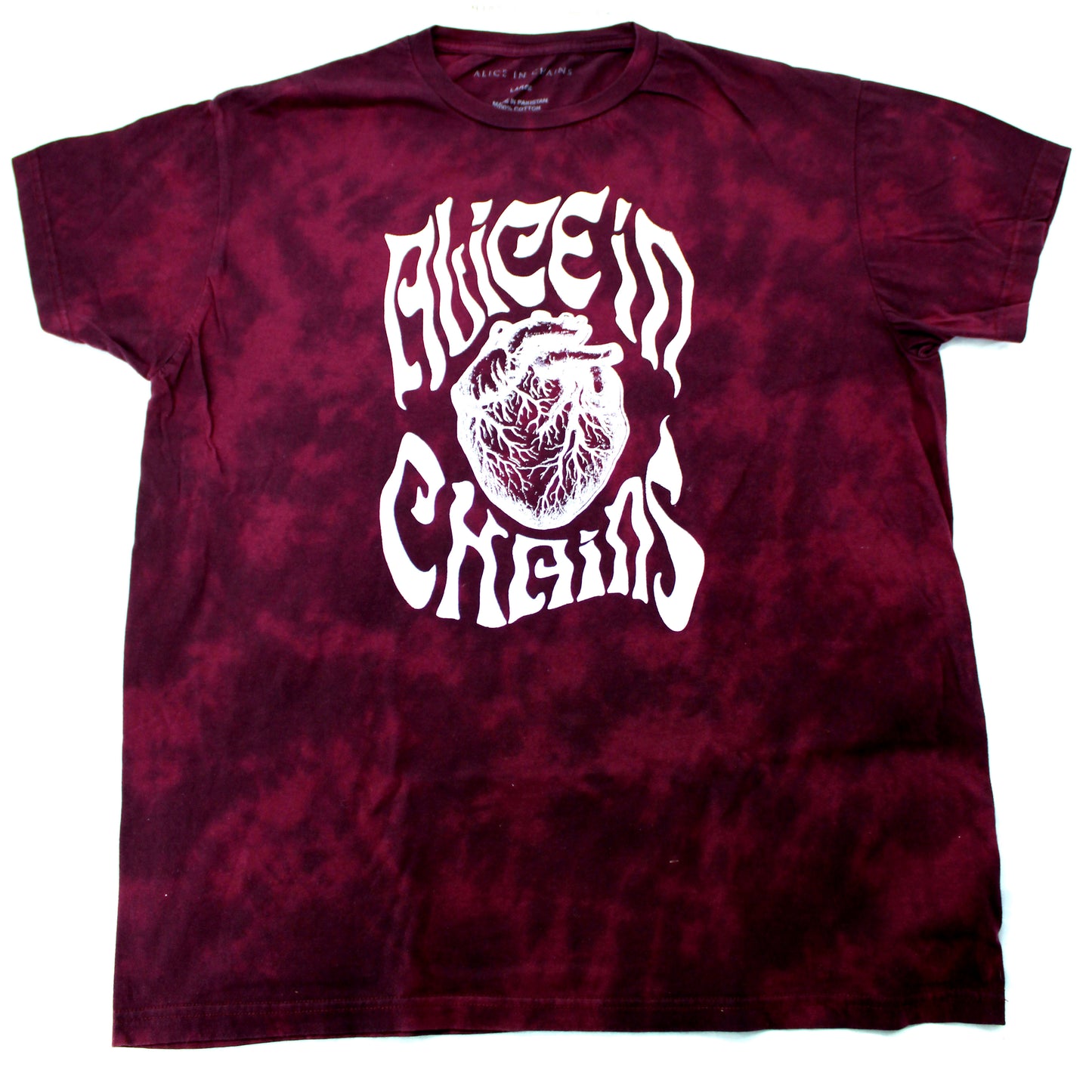 Alice In Chains Heart Tie Dye T-shirt Front
