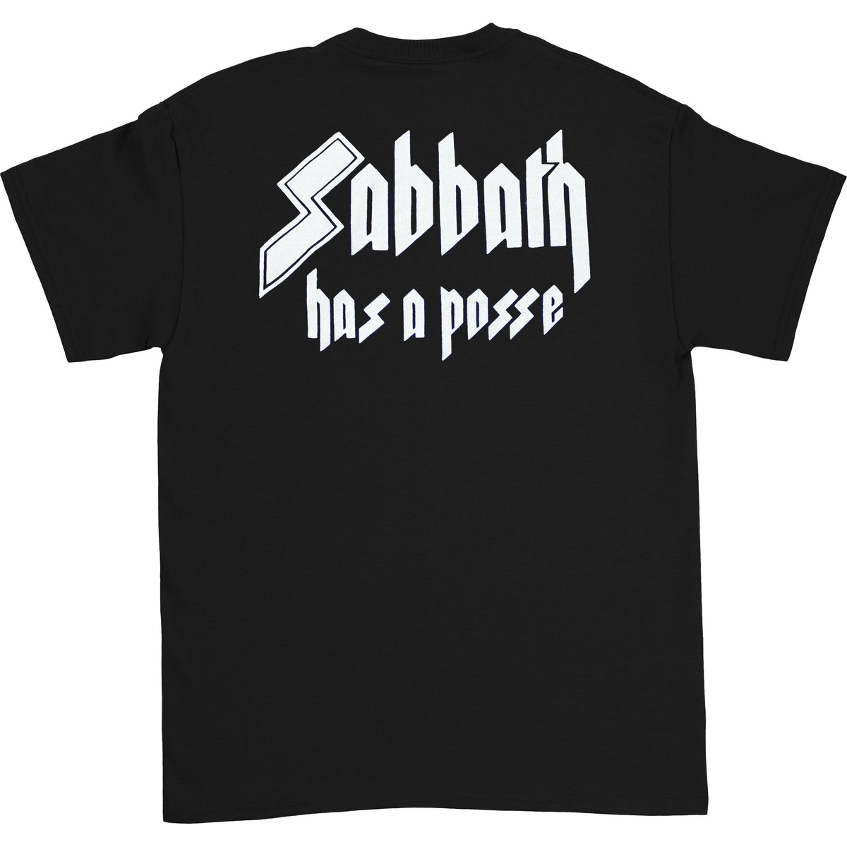 Black Sabbath Has A Posse T-shirt Back