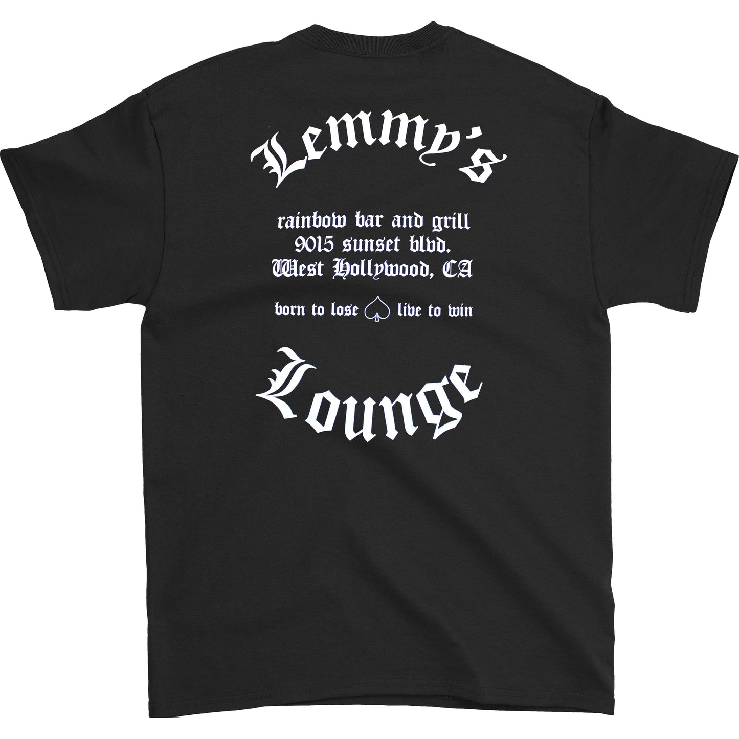 Motorhead England Lemmy's Lounge Tee T-shirt