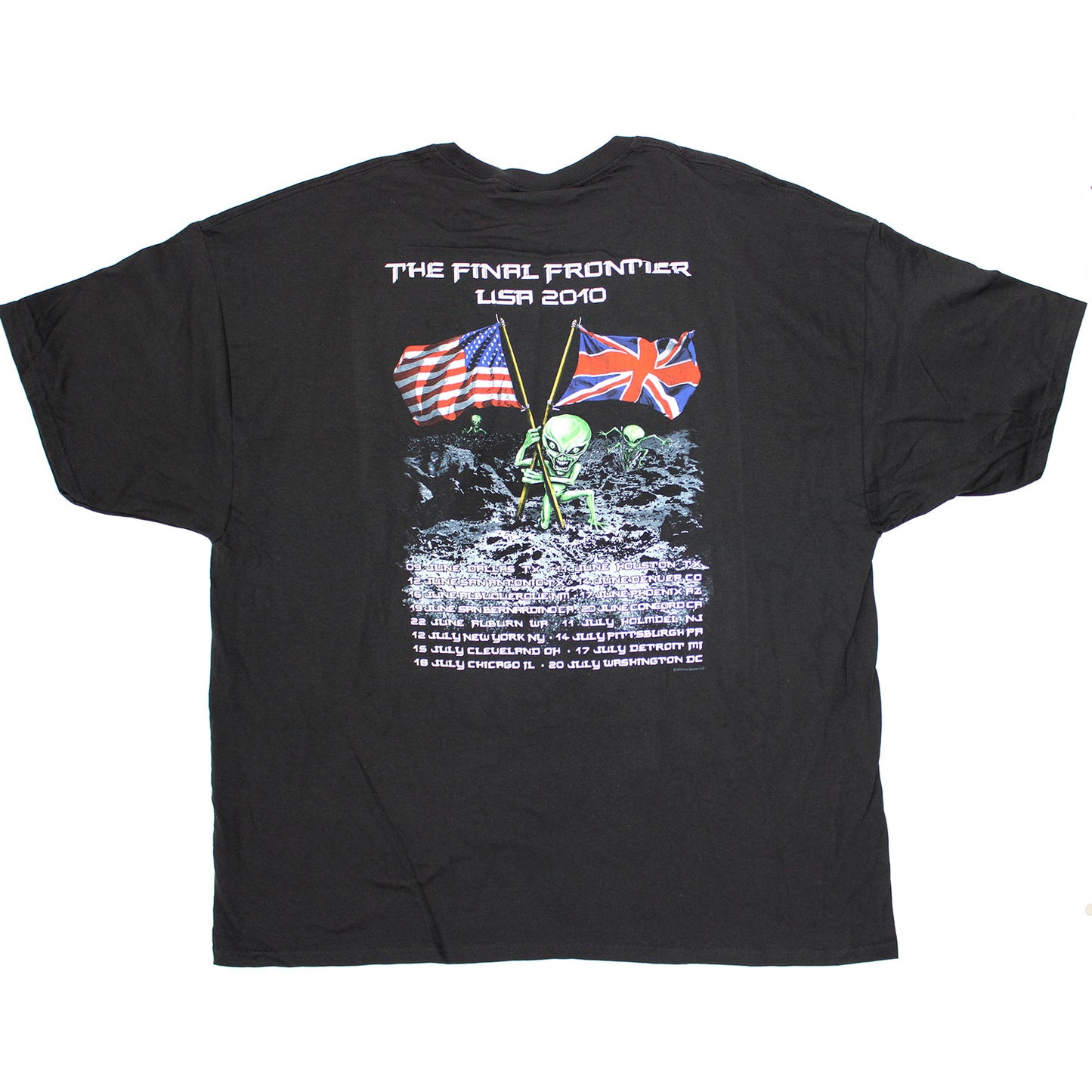 Iron Maiden The Final Frontier USA 2010 T-shirt