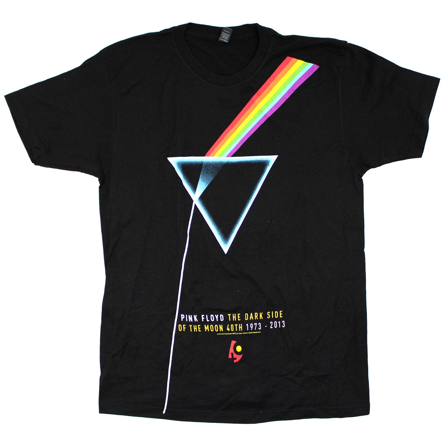 Pink Floyd The Dark Side Of The Moon 40th 1973 - 2013 T-shirt