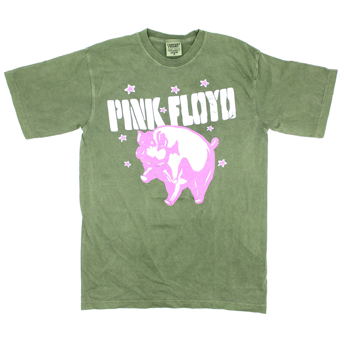 Pink Floyd Flying Pig Art T-shirt Front
