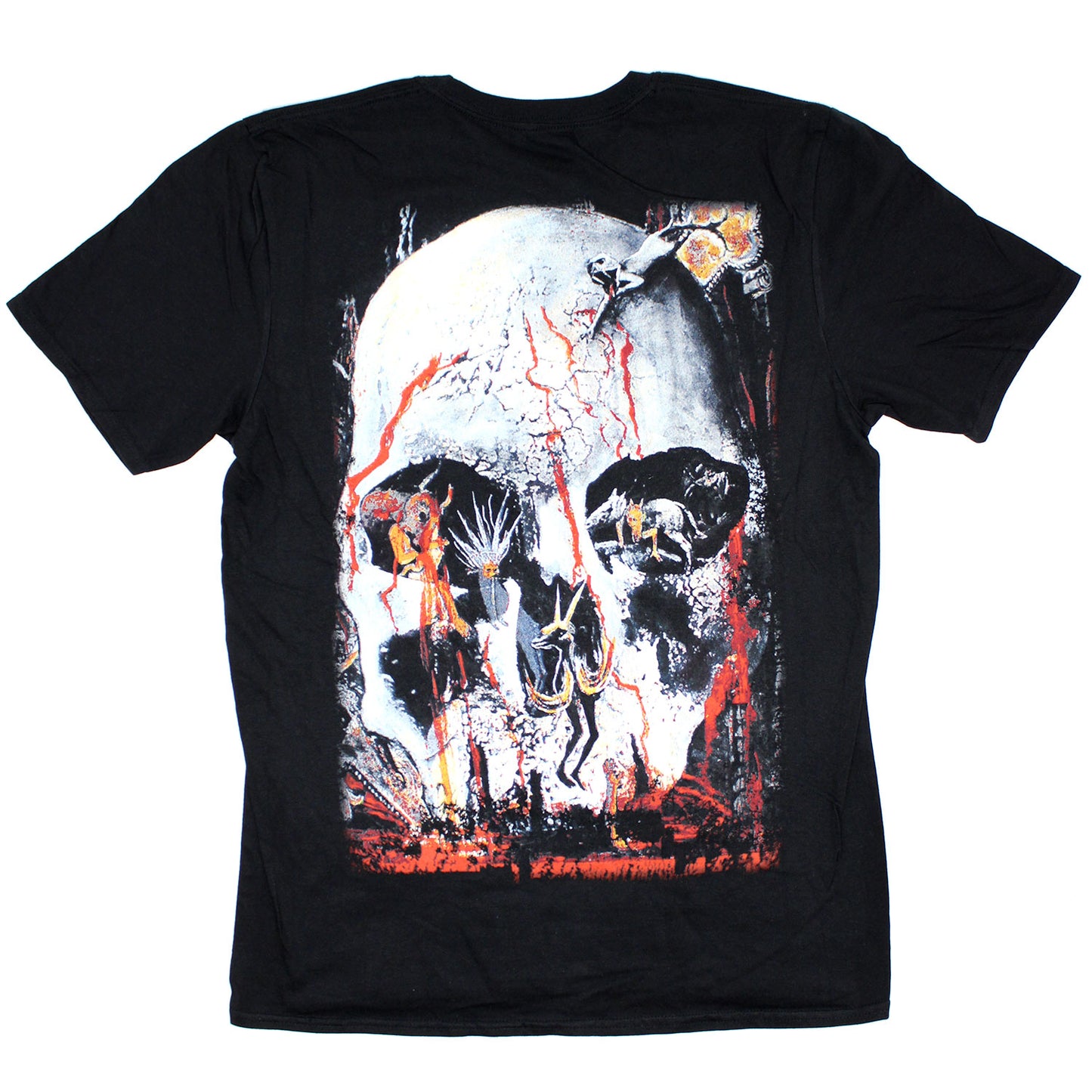 Slayer Swords Pentagram Logo T-shirt Back