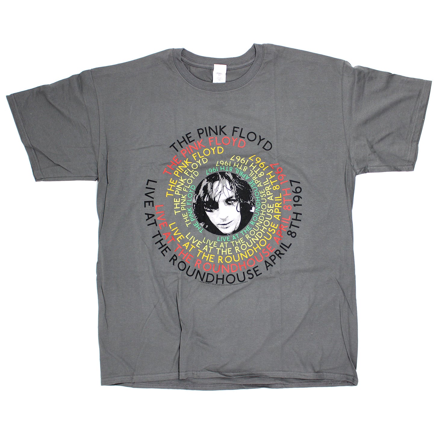 Pink Floyd Live At The Roundhouse April 8th 1967 T-shirt Front