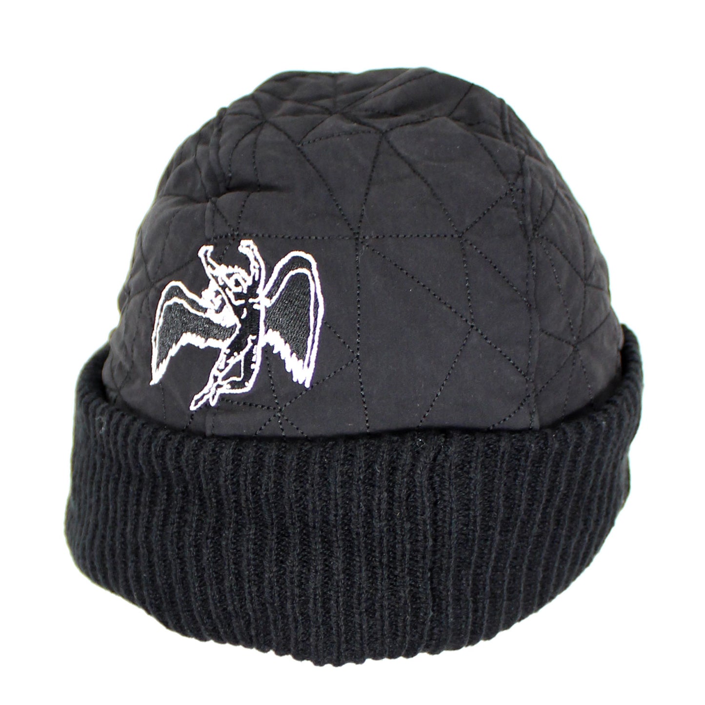 Led Zeppelin Quilted Billed Beanie Beanie Back