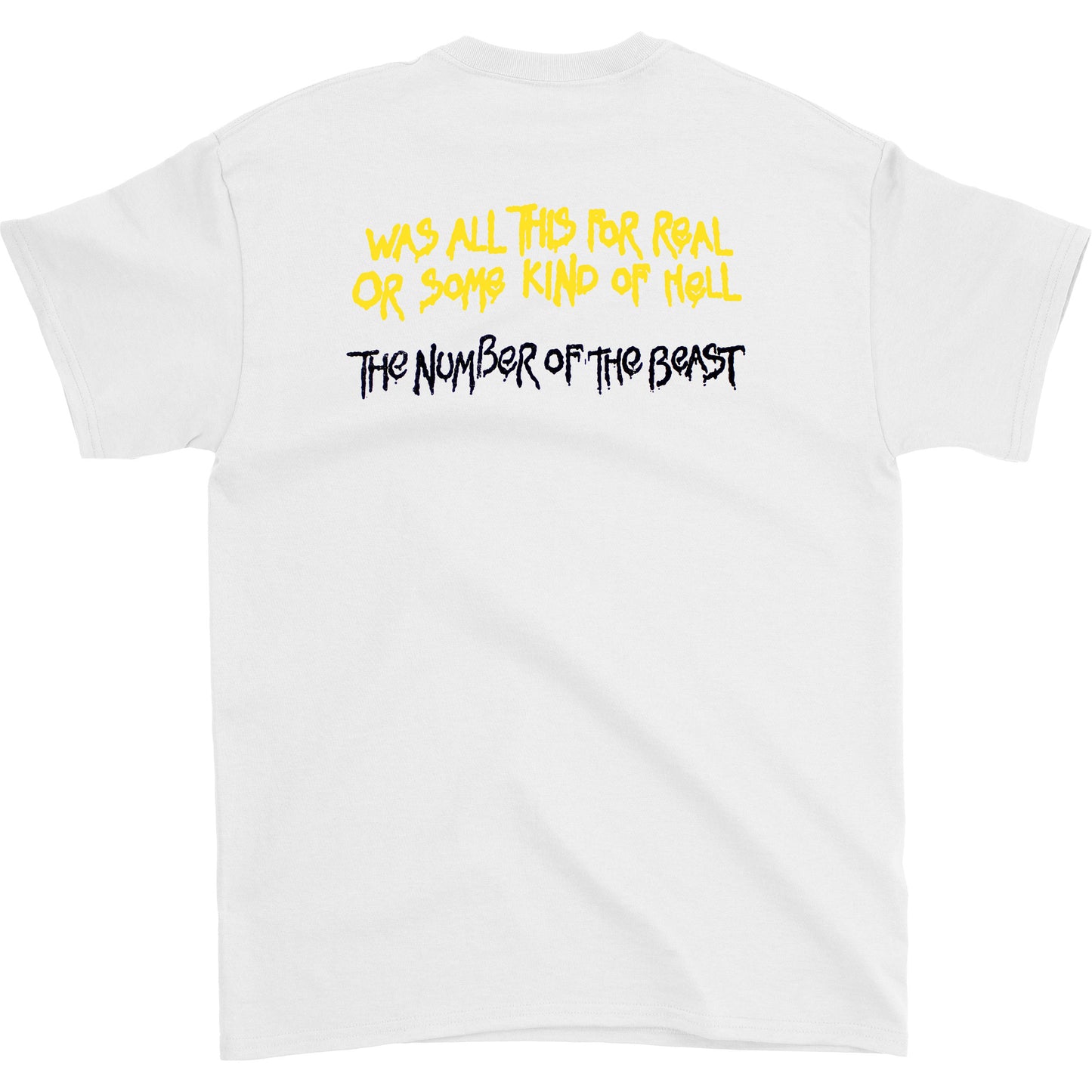 Iron Maiden The Number Of The Beast T-shirt Back
