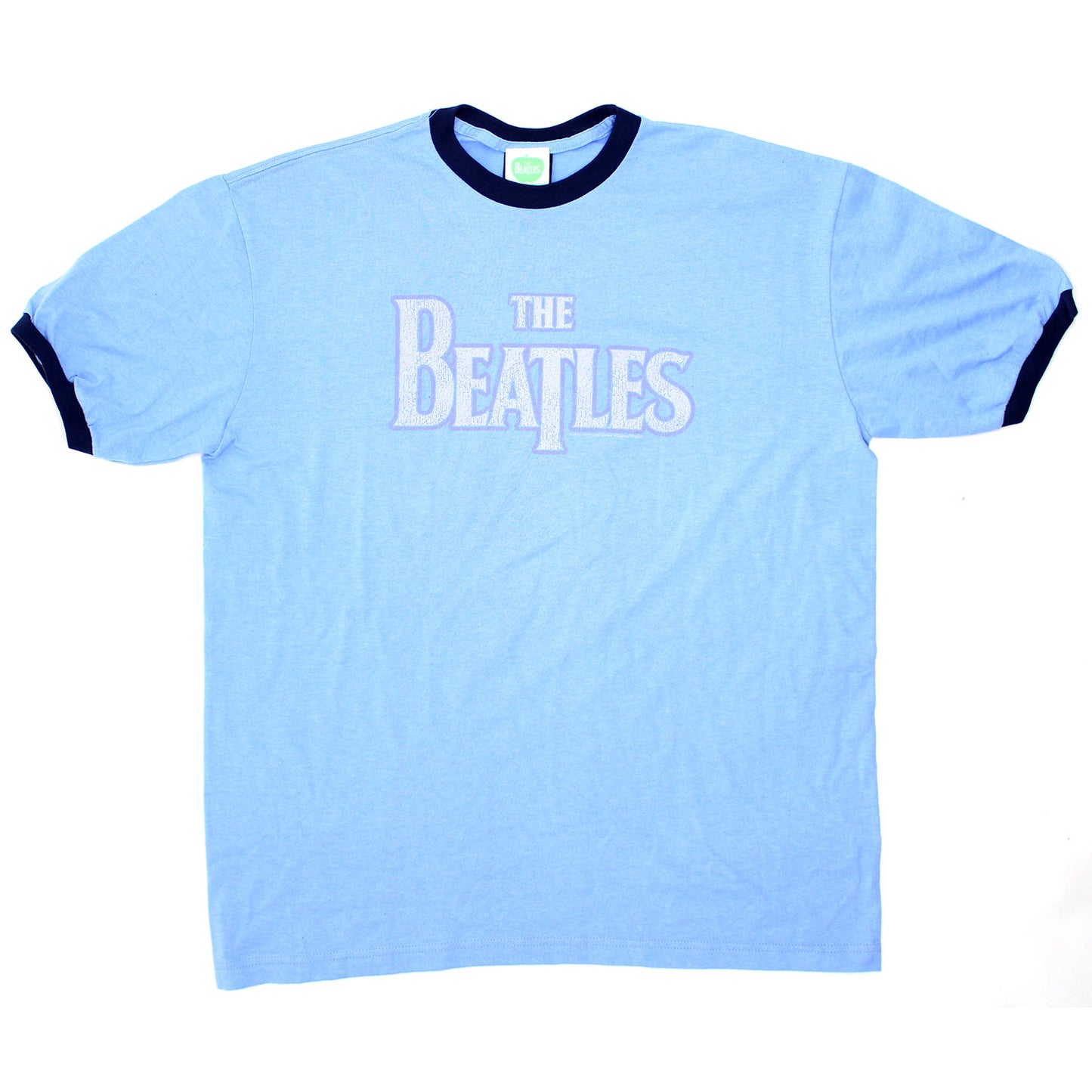 Rolling Stones Heather Blue/Navy Ringer Tee T-shirt Front