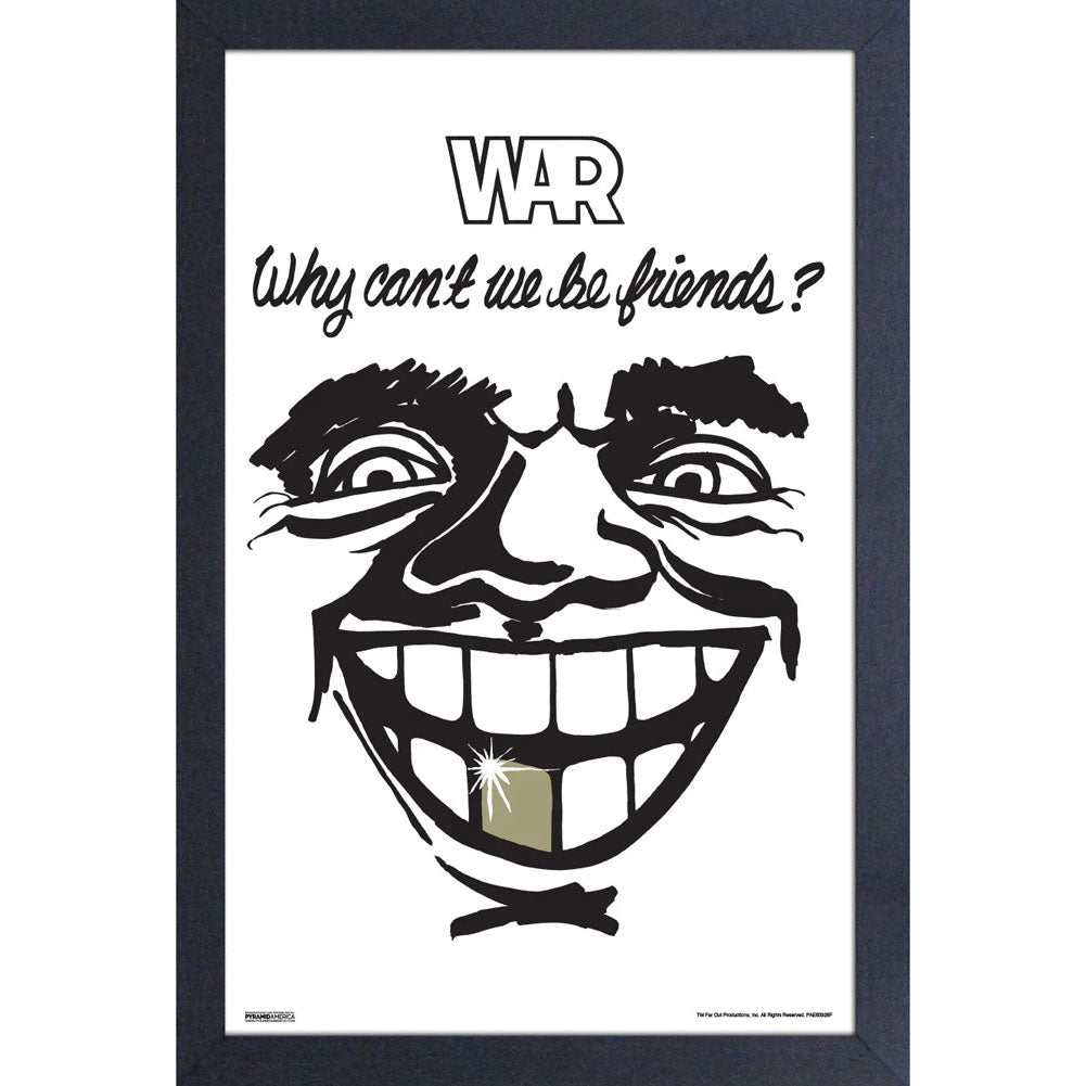 War Friends- Grin Framed Wall Art Front