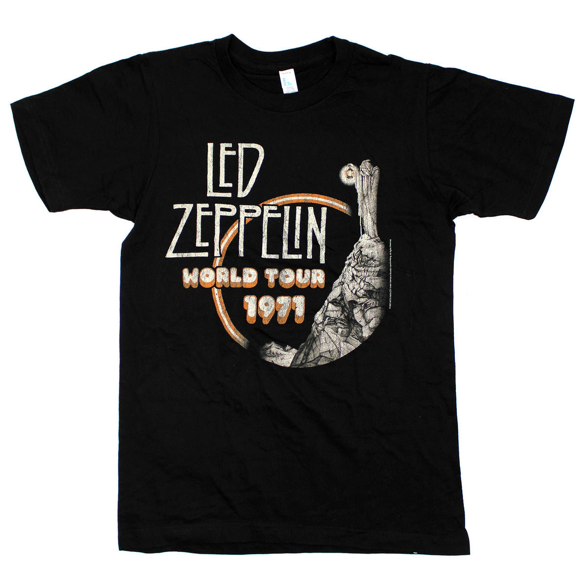 Led Zeppelin 1971 World Tour Tee Slim Fit T-shirt Front