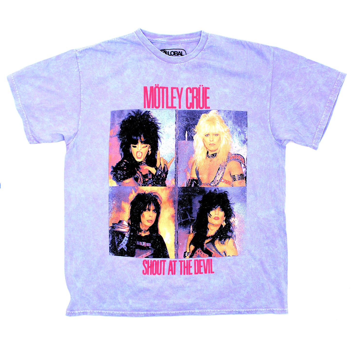 Motley Crue Shout At The Devil Tie Dye T-shirt Front