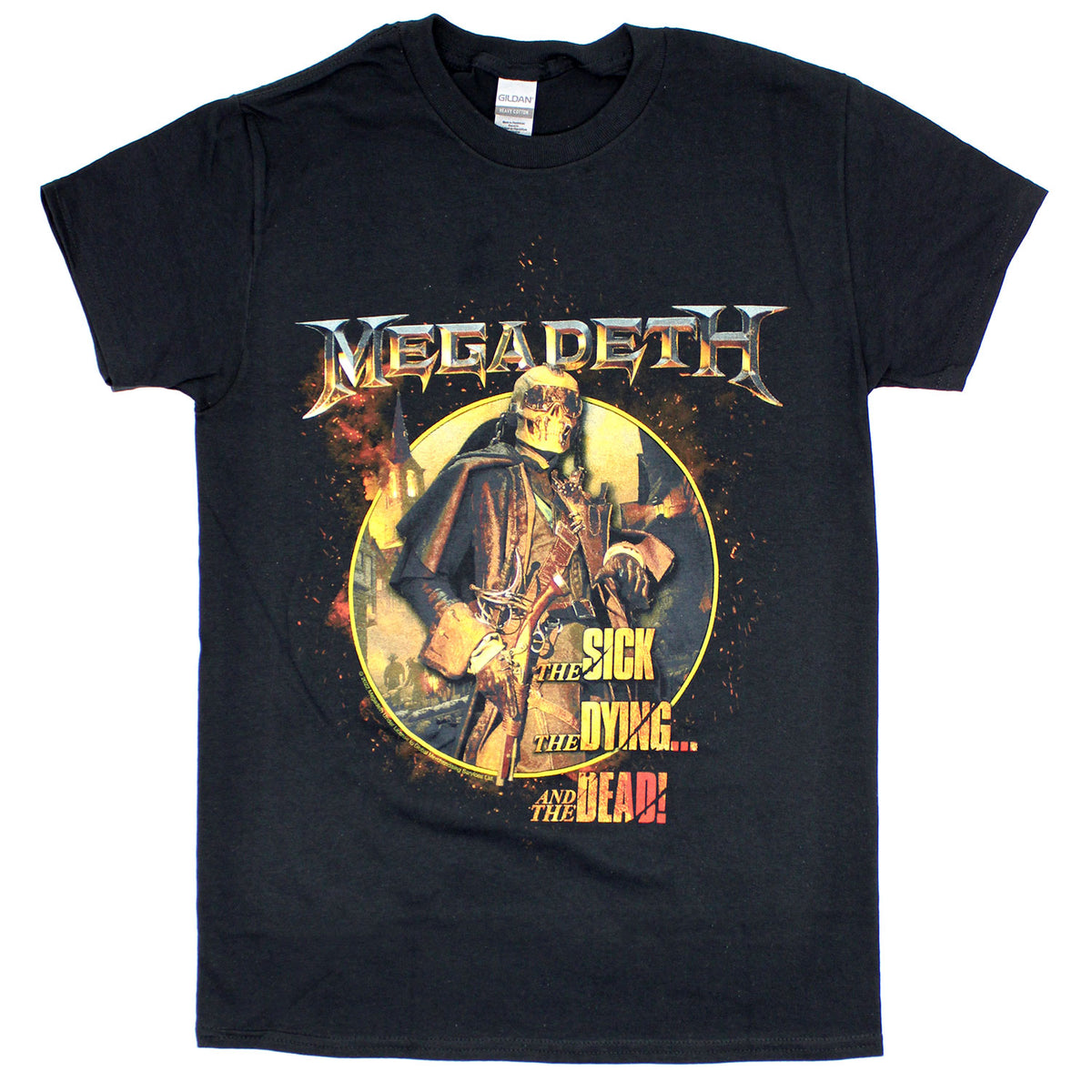 Megadeth Sick Dying Circle T-shirt Front