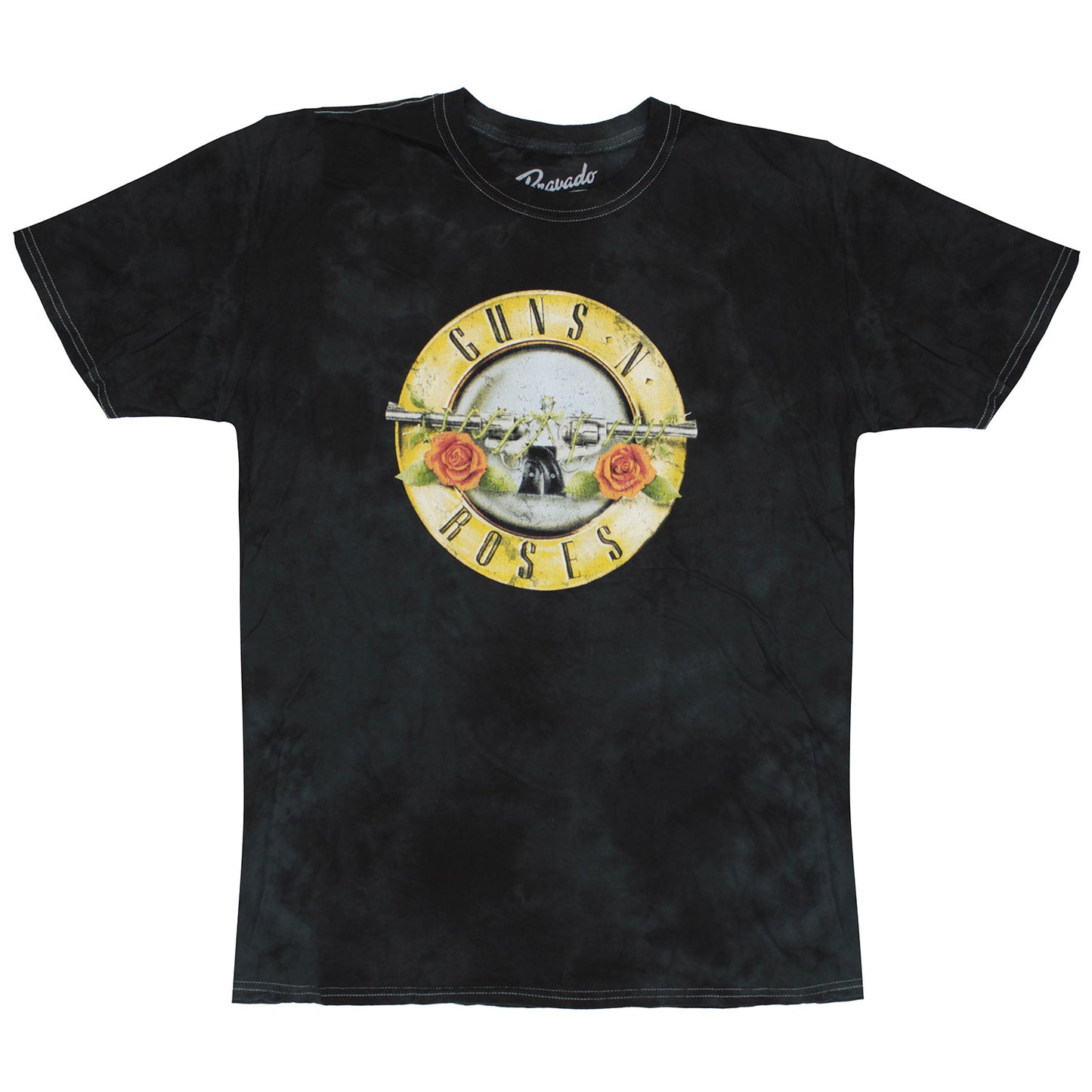 Guns N Roses Bullet Logo Tie Dye Tee Tie Dye T-shirt Front