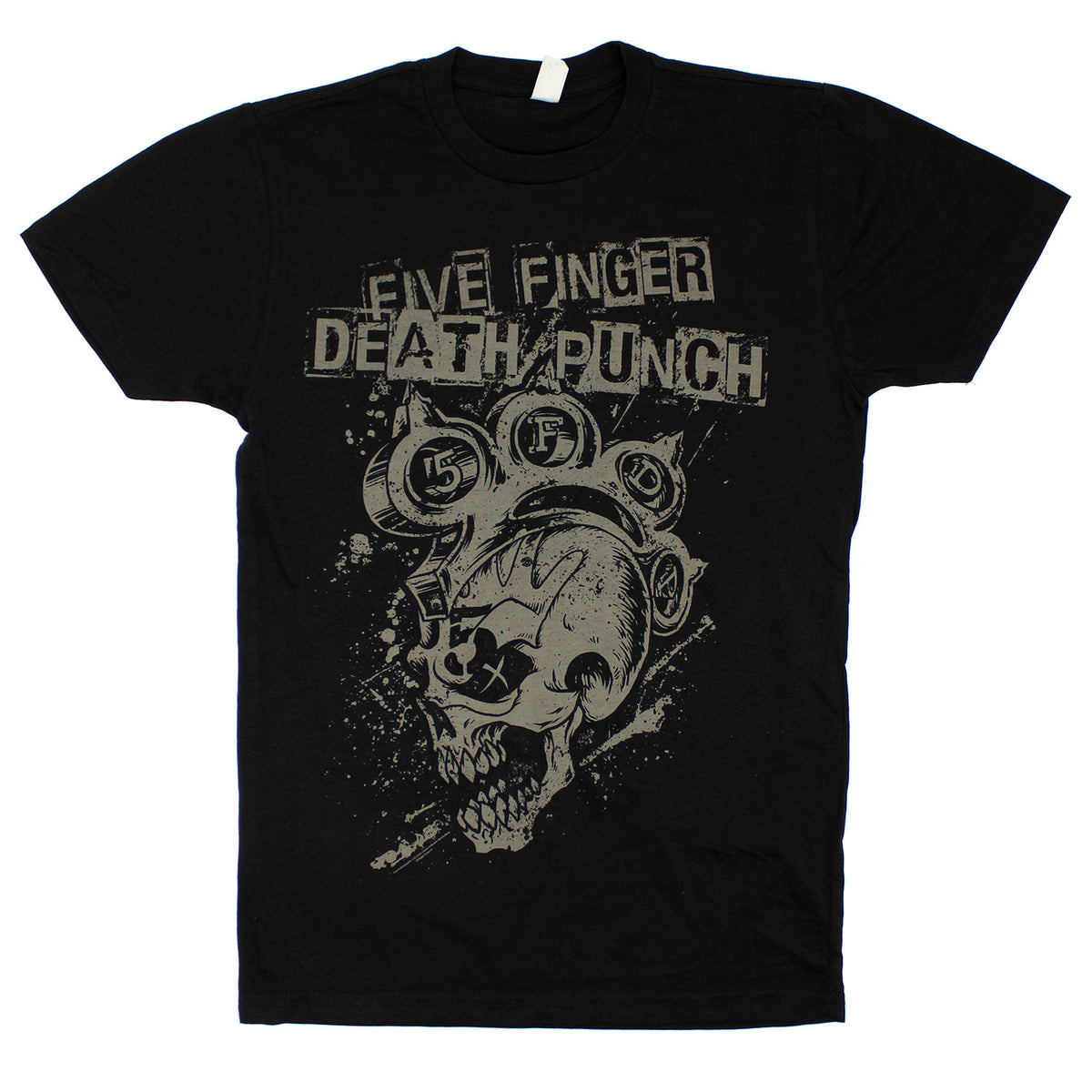 Five Finger Death Punch Splattered T-shirt Front