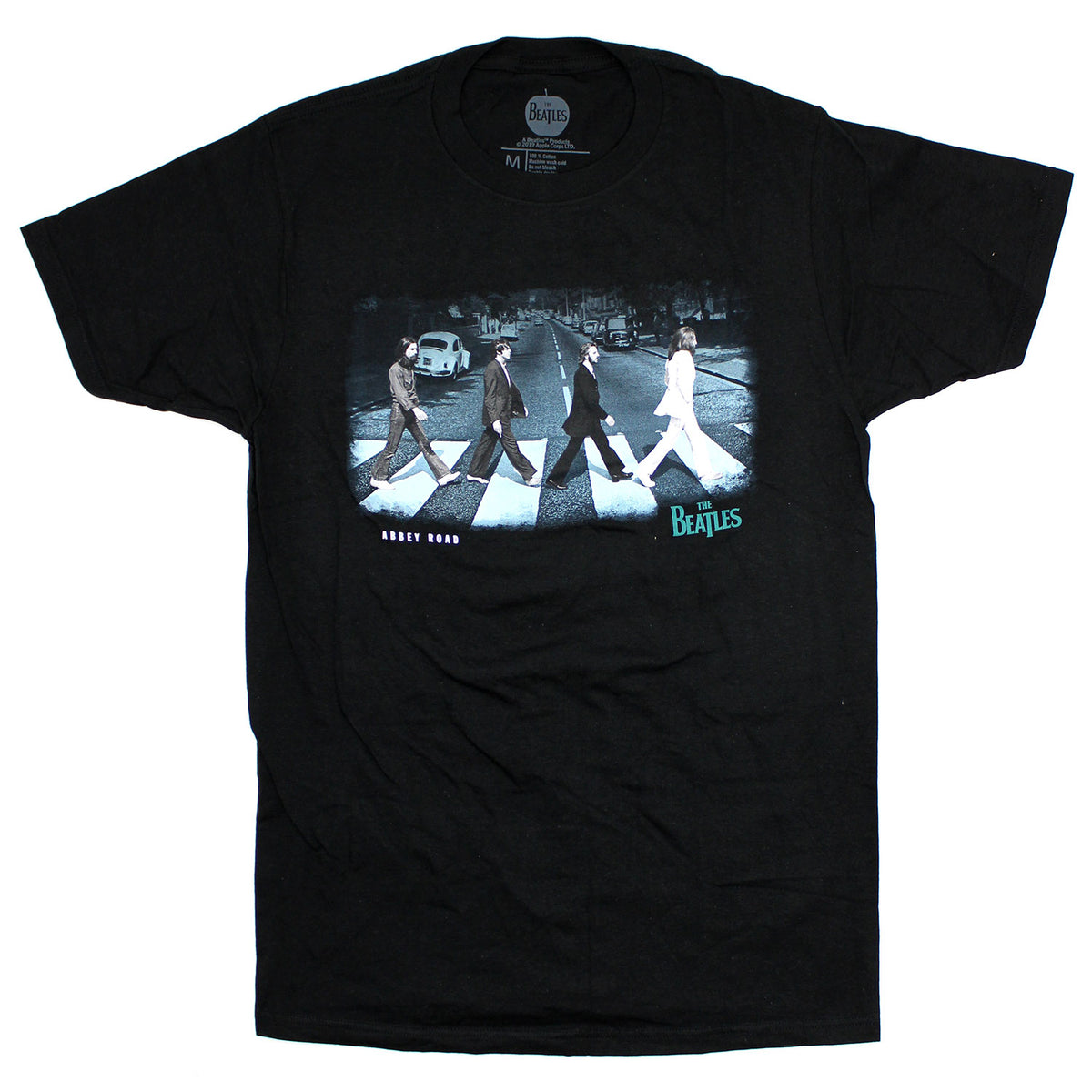 Beatles Blue Tone Abbey Road T-shirt Front