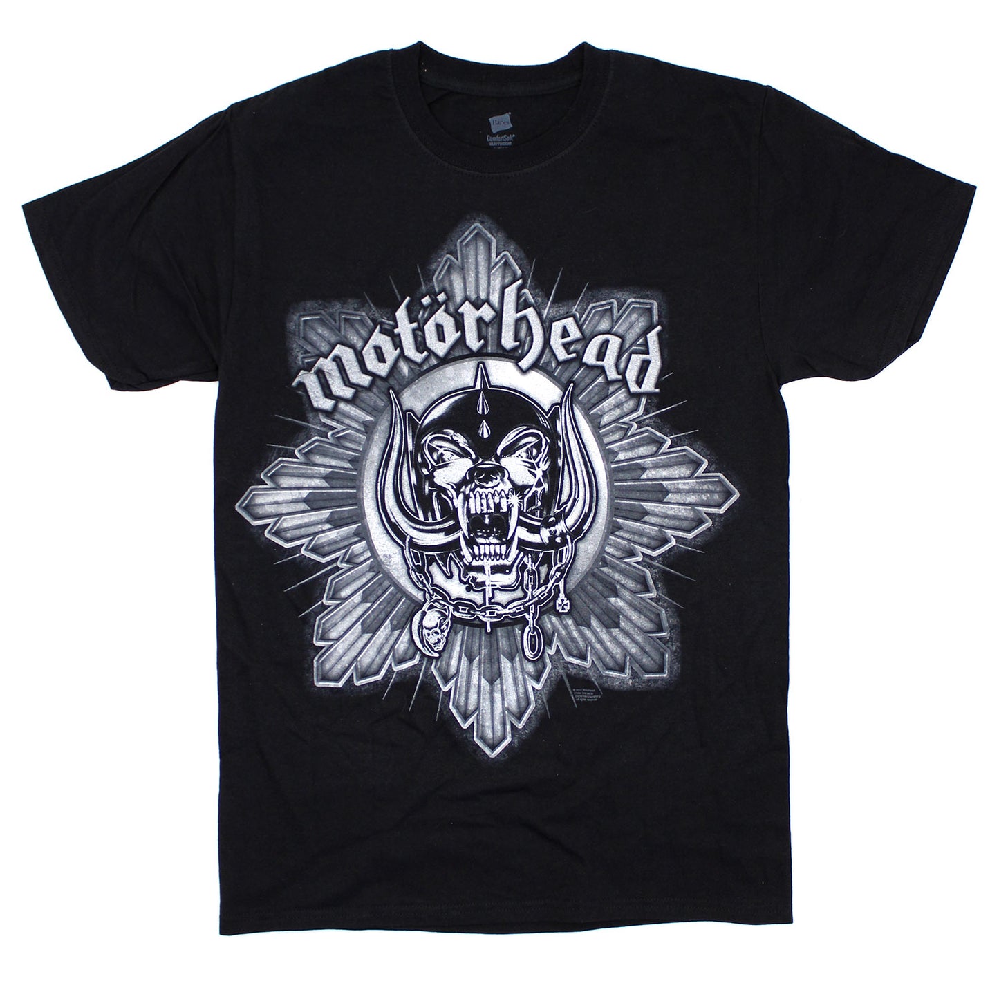 Motorhead Warpig With Rays Logo T-shirt Front