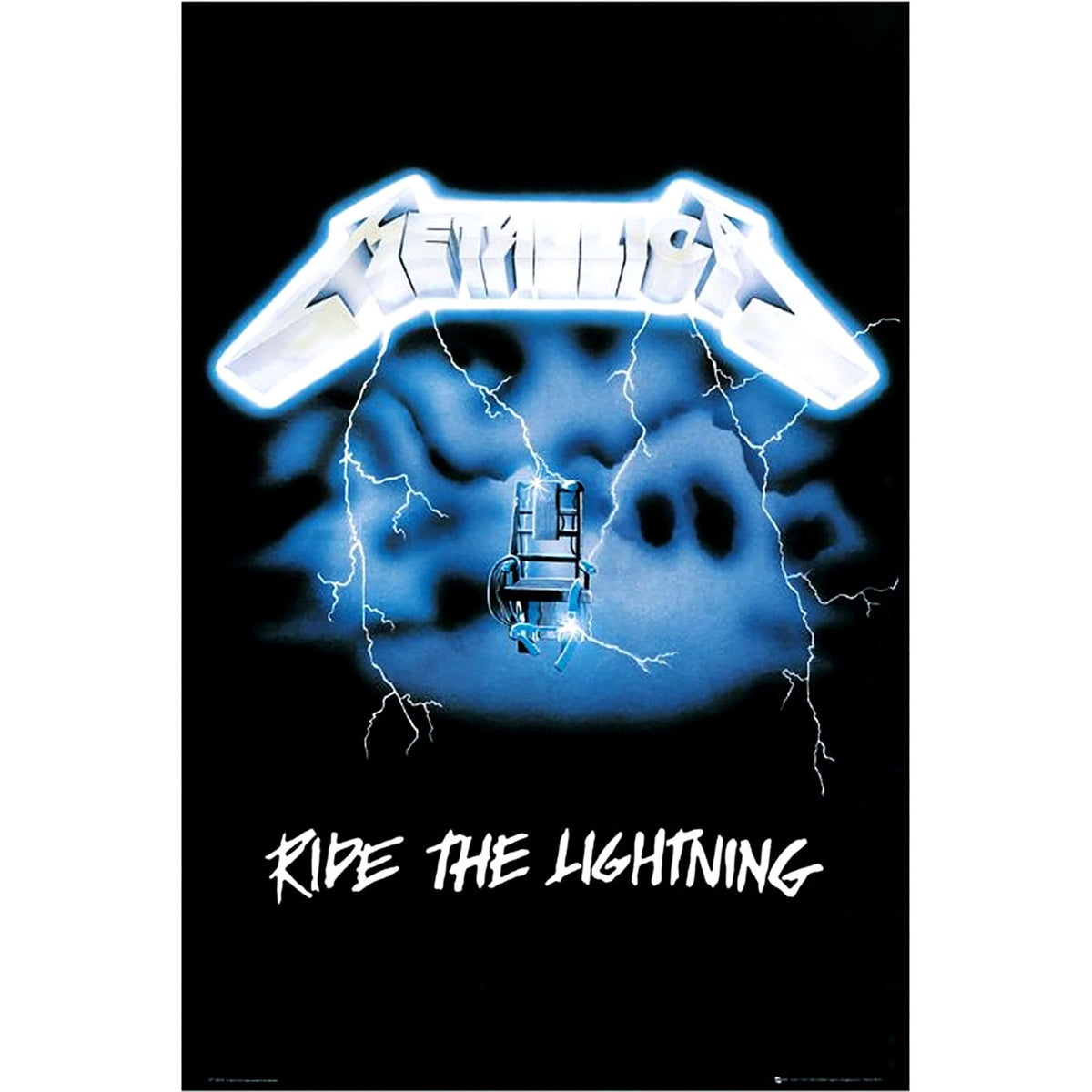 Metallica Ride the Lightning Poster Flag Front