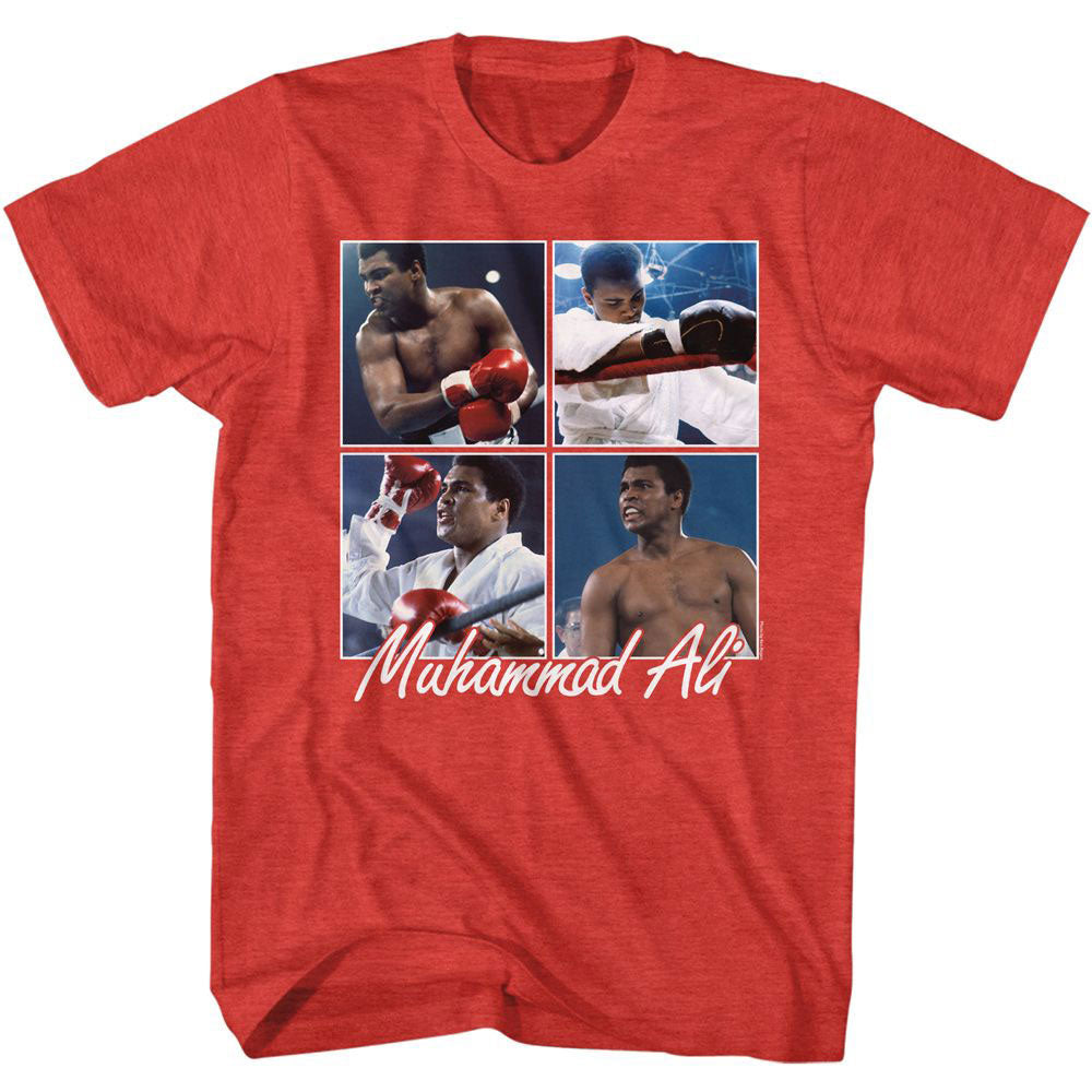 Muhammad Ali Ali Four Squares T-shirt Front
