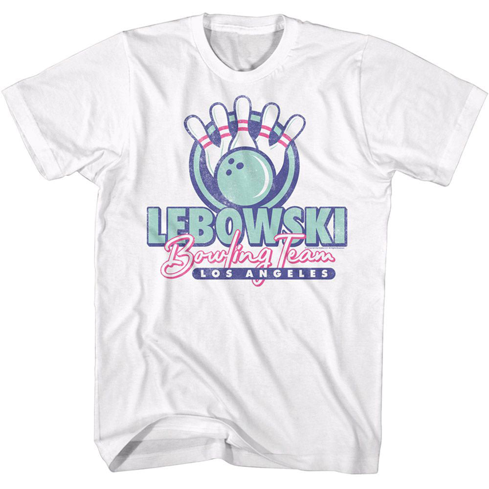 Big Lebowski La Bowling Team T-shirt Front