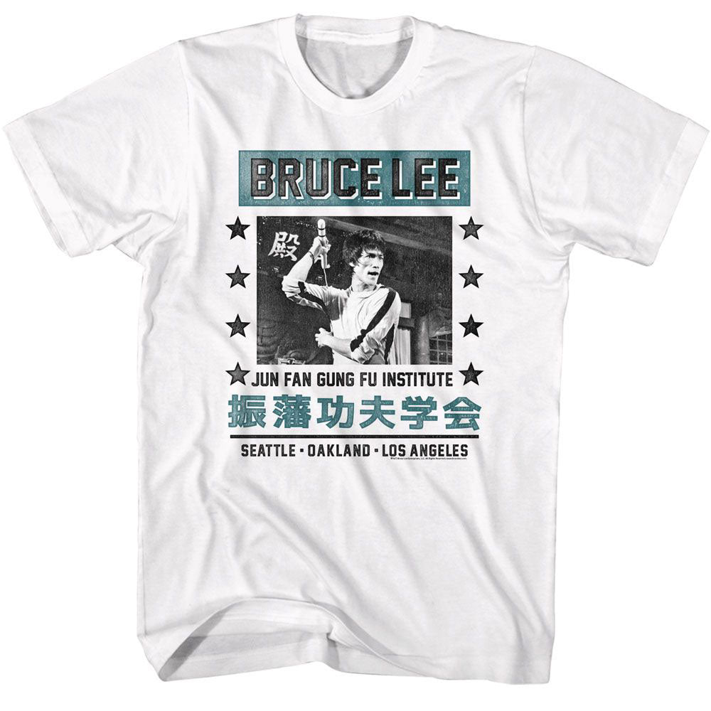 Bruce Lee Jun Fan Gung Fu Institute T-shirt Front