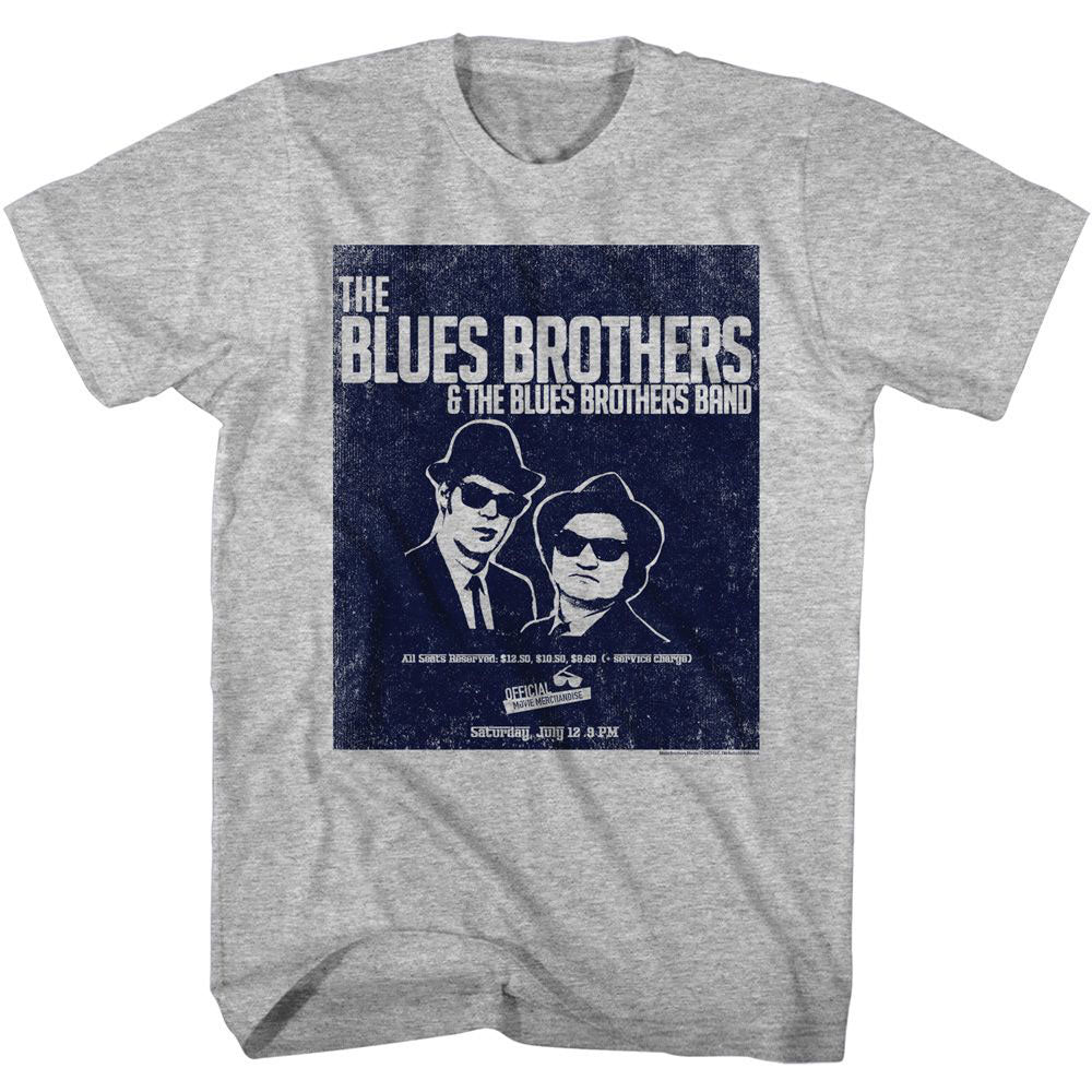 The Blues Brothers Blues Poster T-shirt Front